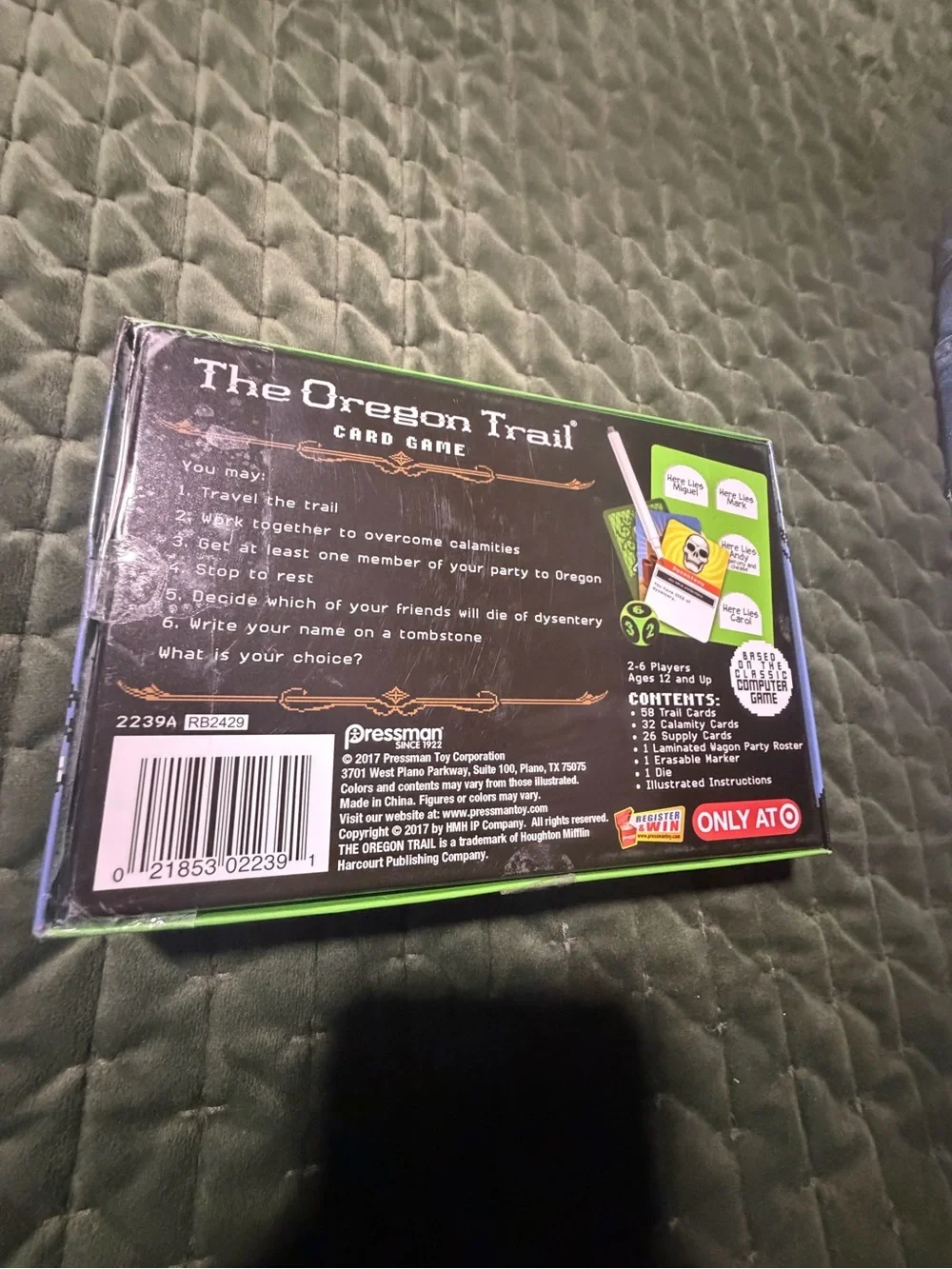 The Oregon Trail Card Game New Open Box‎